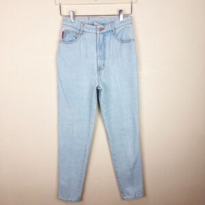 Bongo Vintage Light Wash Mom Tapered Jeans Denim Vintage